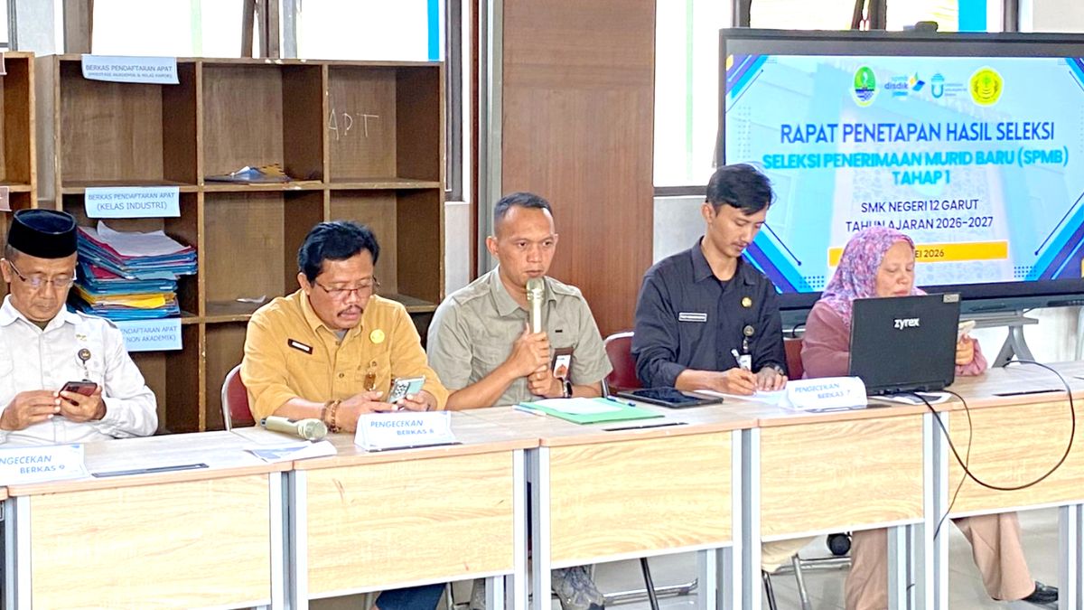 Attachment for Pendaftaran SPMB SMKN 12 Garut 2026/2027 Berjalan Lancar, Heryatno: Kelulusan Berdasarkan Sistem