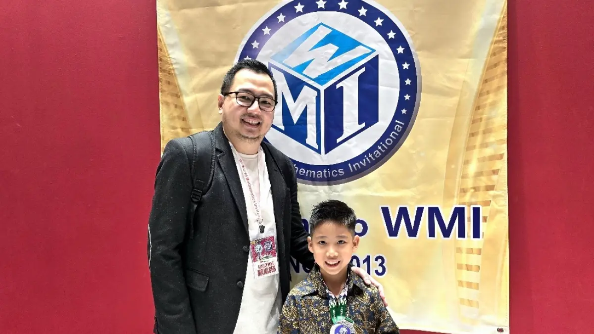 Attachment for Siswa SD Surabaya Raih Medali Perak di Olimpiade Matematika WMI 2026